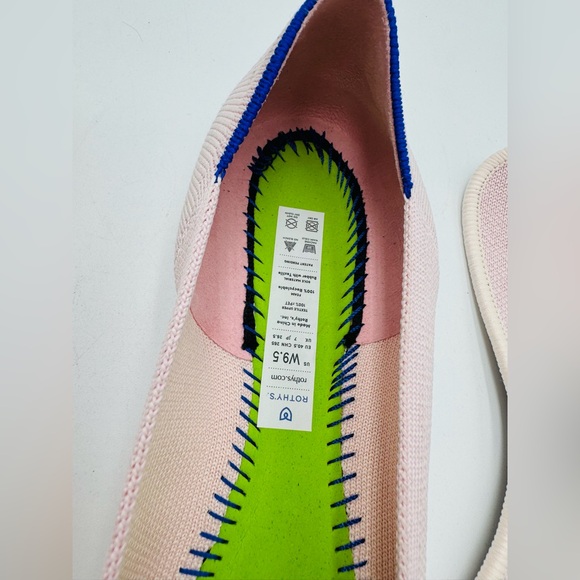 ROTHY’S The Point Blush Pink Ballet Flats - Picture 9 of 10